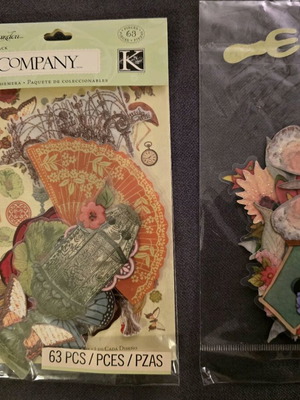Stickers for scrapbooking like new, variety of themes