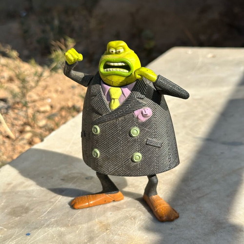 Le Frog collectible figure used from Flushed Away movie Mattel 2006