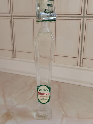 Ouzo Dimino Mitilini vintage unopened bottle like new