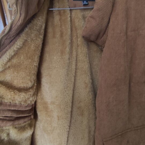 Winter Corduroy Vest XL, like new, brown