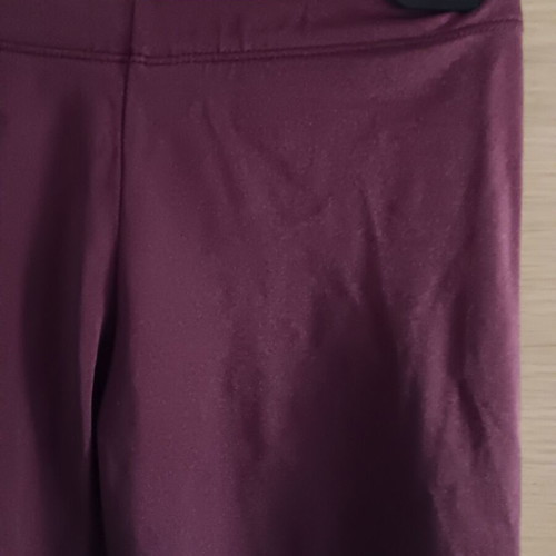 Pink Woman women's leggings used, burgundy color, size S