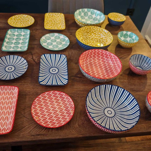 Selamica ceramic colorful kitchen set new