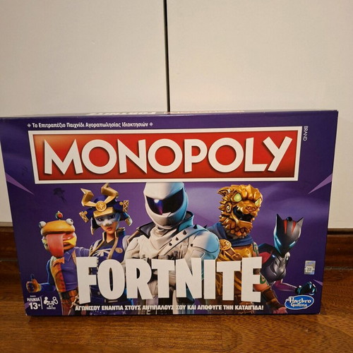 Monopoly Fortnite board game like new