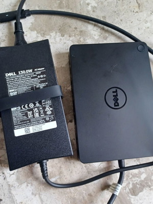 Dell WD15 Dock used USB-C docking station with HDMI, DisplayPort, Ethernet