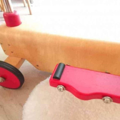 Plan toys wooden scooter like new, rare and special