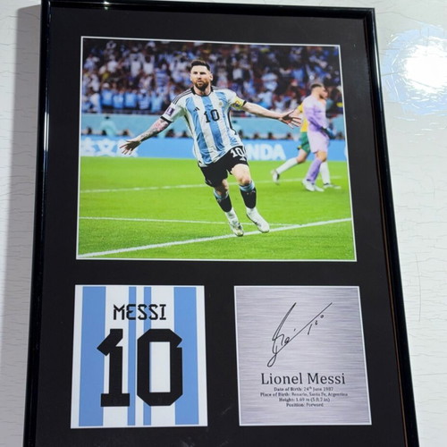 Αφίσα Replica Memorabilia Lionel Messi καινούργια με πλαίσιο