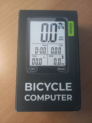 Wireless Bicycle Computer with 2.4" Screen and Green Backlight New