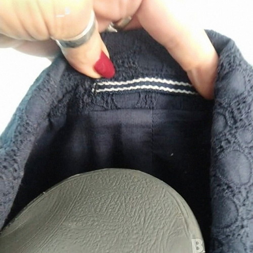 Gant lace blazer with lining like new, petrol blue