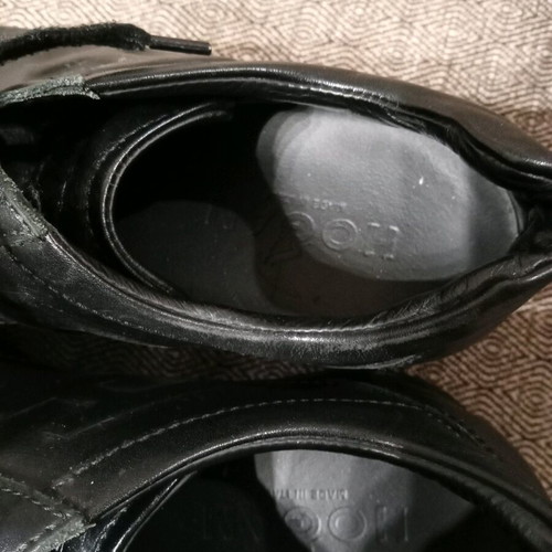 Hogan men's black shoes like new, size 40