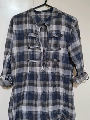 Blue blouse used, size S