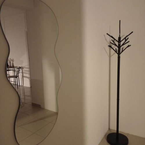 JYSK VAMMEN floor coat rack, black metal