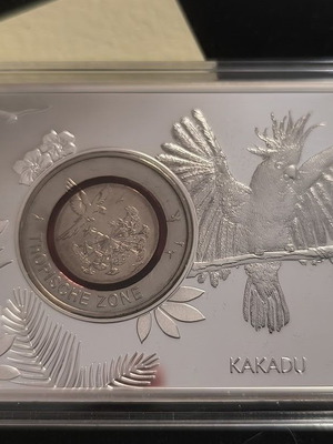 5 Euro Tropical Zone 2017 PP in 2oz silver bar new