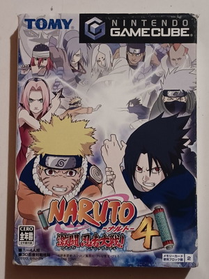 Naruto Gekitō Ninja Taisen! 4 Nintendo GameCube παιχνίδι μεταχειρισμένο