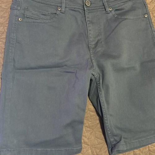 Sfera Men's Cotton Bermuda Shorts like new, gray and blue, size M