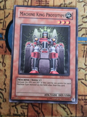 Machine King Prototype κάρτα Yu-Gi-Oh! σαν καινούργιο
