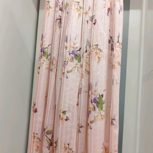 Set with pleated floral palazzo pants and top new