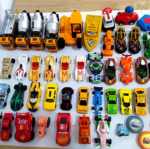 42x Διάφορα Αυτοκινητάκια Hotwheels, Cars κ.ά.