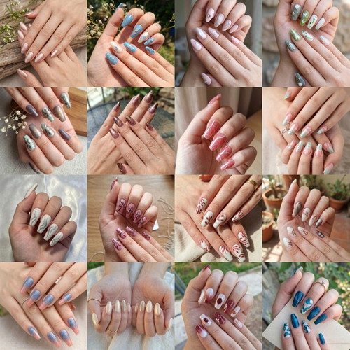 Press On Nails new, handmade soft girl and fairycore designs