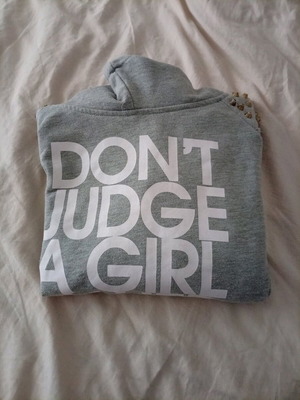Pin up women's sweatshirt used, gray, size S