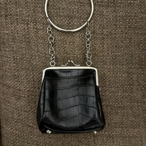 Alexi Andriotti small handbag like new, black and silver