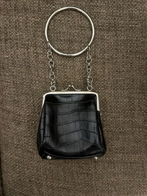 Alexi Andriotti small handbag like new, black and silver