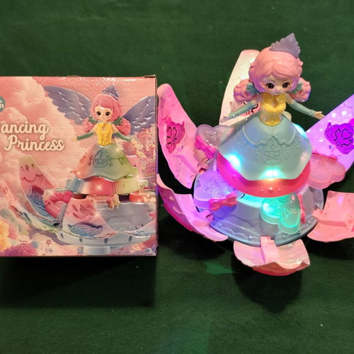 Dancing Princess interactive toy with LED lights and music