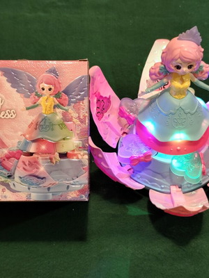 Dancing Princess interactive toy with LED lights and music