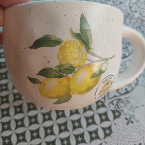 Large lemon mug