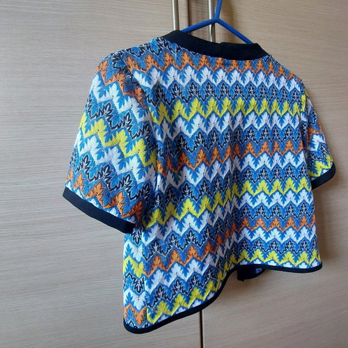 Just In Small colorful perforated bolero new
