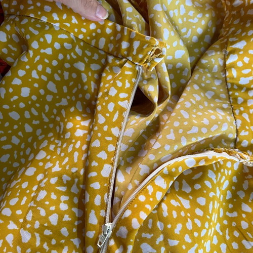 Handmade yellow skirt like new, size XS