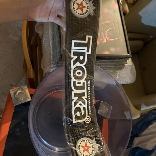 Trojka set of 3 items like new: ice bucket, serving tray, rubber band