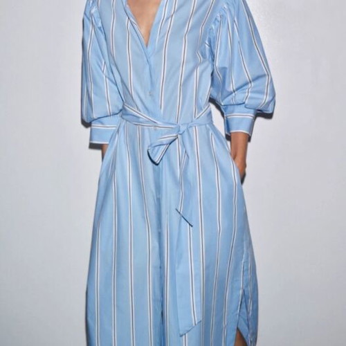 Zara striped dress like new, fits XS and small