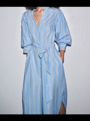 Zara striped dress like new, fits XS and small