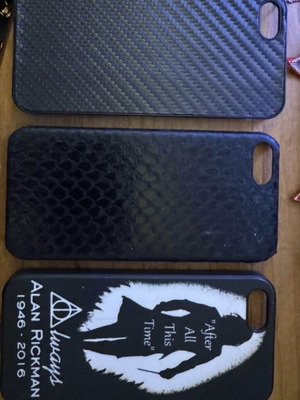 iPhone 5S/SE cases, collectible and themed set of 3