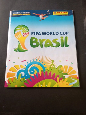 Албум Panini Световно първенство 2014 Бразилия употребяван, непълен