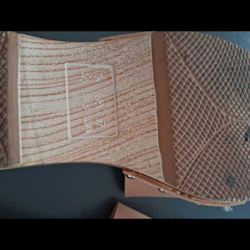Clogs Reserved nude leather like new, size 38