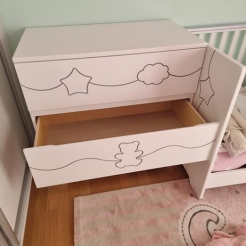 Casababy baby dresser - changing table used