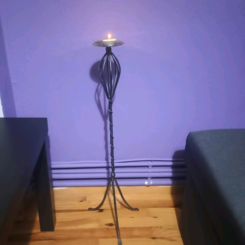 Floor candle holder handmade like new 70cm height
