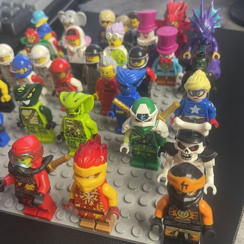 Lego Official Minifigure Collection with rare Ninjago figures