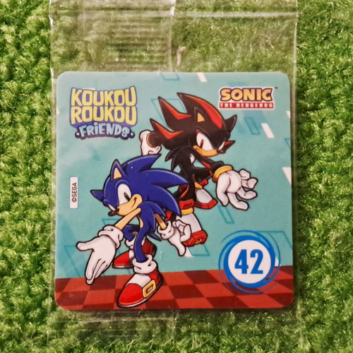 Koukouroukou Sonic 2025 Sticker Number 42 new
