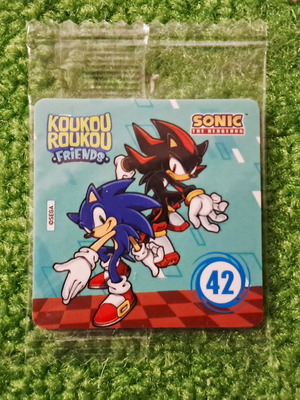 Koukouroukou Sonic 2025 Sticker Number 42 new