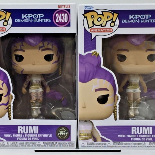 Funko Pop K Pop Demon Hunters Bundle Rumi 2430 & Chase brand new