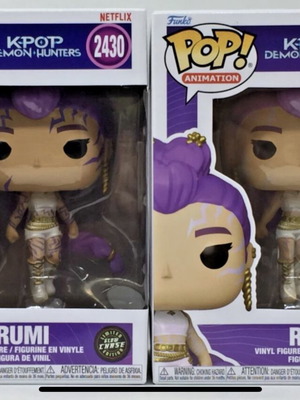 Funko Pop K Pop Demon Hunters Bundle Rumi 2430 & Chase brand new