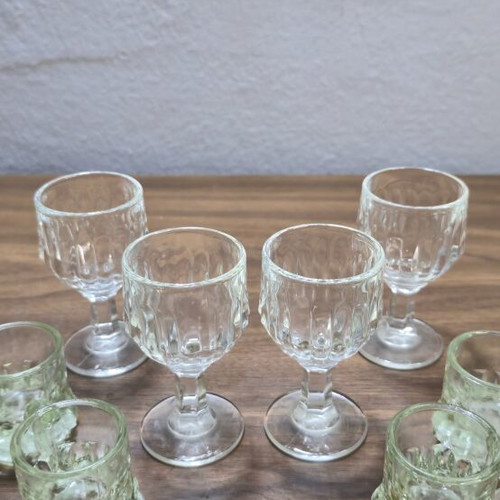 Vintage Mini Glasses Collection 14 Pieces like new