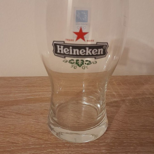 Heineken glasses used, Athens 2004 Olympic Games, pack of 6