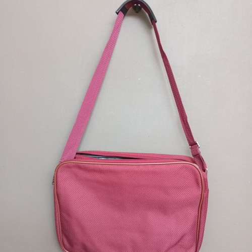 Oriflame vintage crossbody bag, burgundy