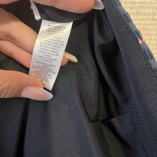 Mini skirt Loft like new, winter, size medium, blue