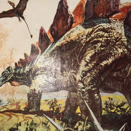 Panini Prehistoric sticker album used, first edition with stickers