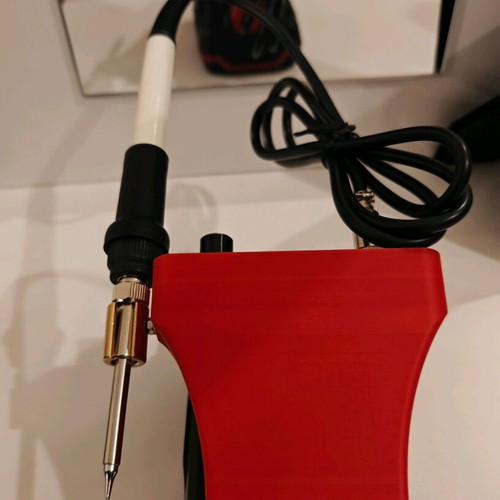 Adjustable soldering iron T12 like new with display and battery adapter