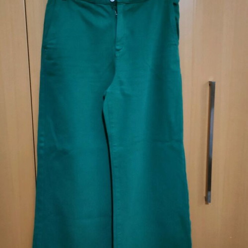 Denim pants green United Colors of Benetton new, size M 38 10